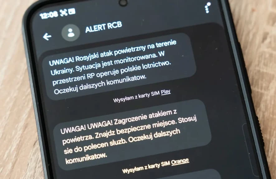 У Польщі сповіщення про загрозу через помилку надіслали і в Любуське воєводство