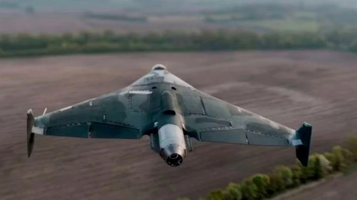 Ілюстративне фото російського реактивного безпілотника «Герань-4»